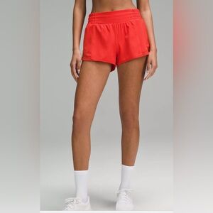 Lululemon EUC  Hotty Hot Low-Rise Lined Short